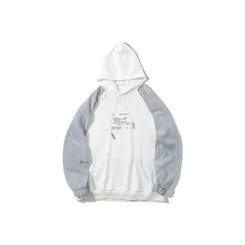 ENSHADOWER Hooded Loose Fit Regular Sweatshirt Unisex White-0