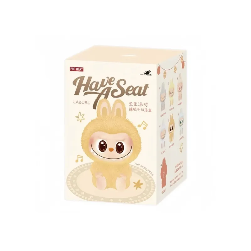 [Modified Doll] POP MART Labubu THE MONSTERS Sitting Party Collection Confused, Winter Tale, Adorable Hang Tag Box 15cm-4