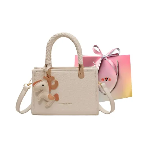 Yalu PU Handbag, Shoulder Bag, Crossbody Bag Women's Black Pink/Green/Ecru