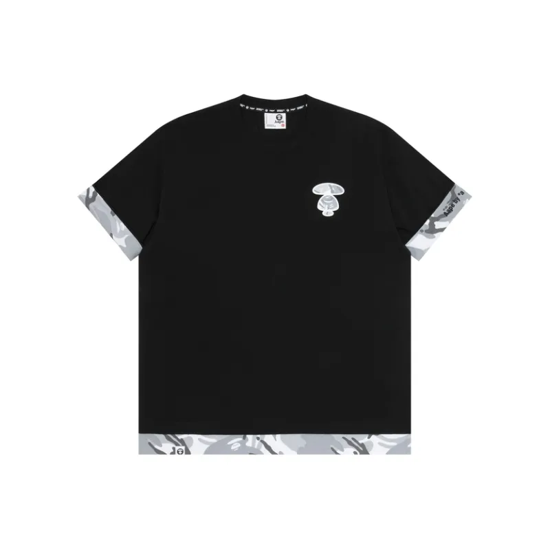 Aape Unvs Shark-camouflage T-shirt-0