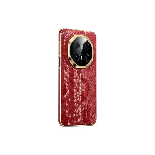 IMCHEN Year Of The Snake Limited Genuine Leather Phone Cases Compatibility With Huawei Mate70RS Ultimate Design