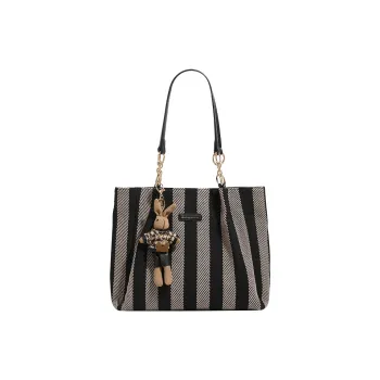 H YXIANG Canvas Bag Shoulder Bags Regular Women's Black