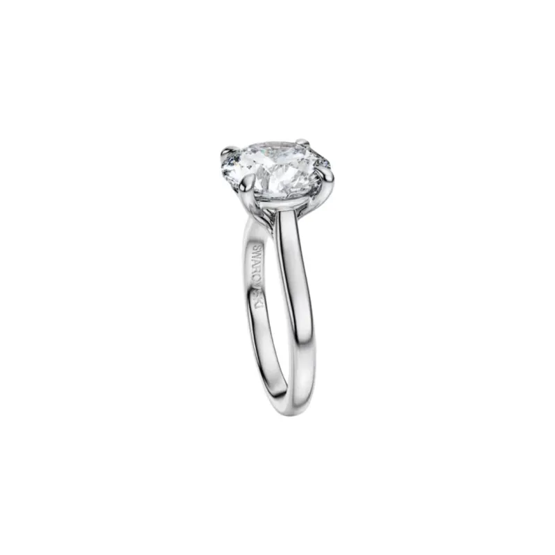 Swarovski 18K Gold Rings Women's Silver-1
