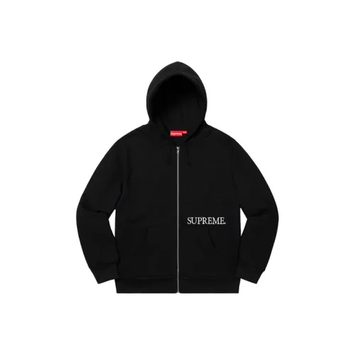 Supreme Thermal Zip Up Hooded Sweatshirt