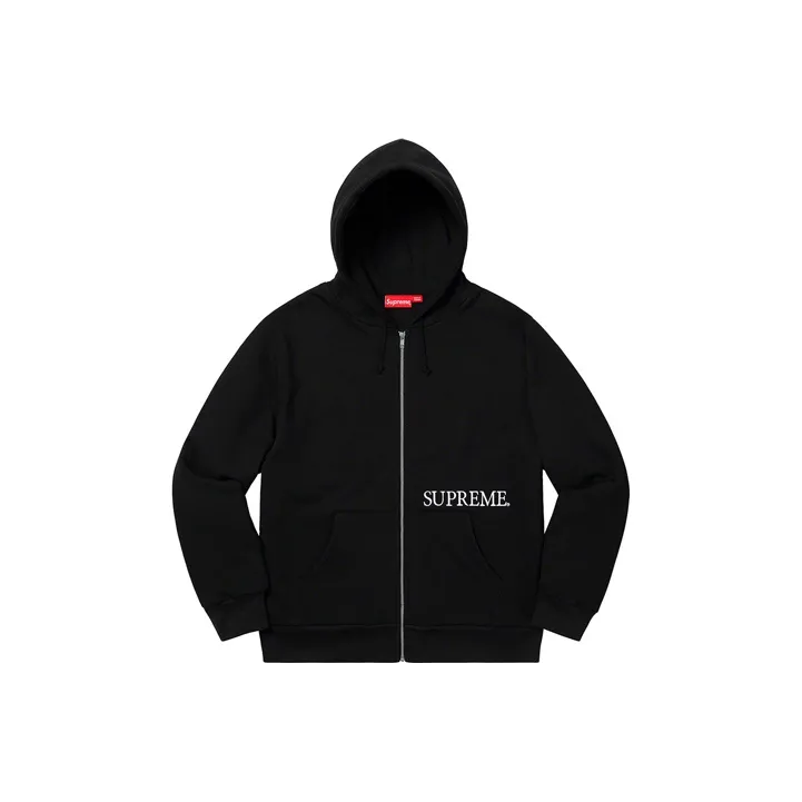 Supreme Thermal Zip Up Hooded Sweatshirt-0
