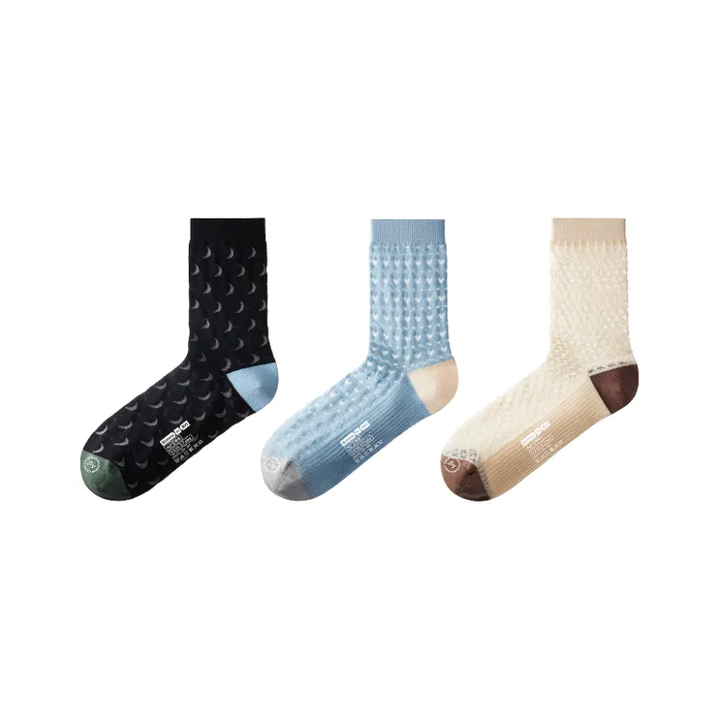 Bananain Mid Calf Socks Women's 3 Pack-2