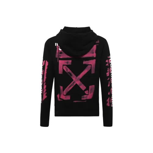 OFF WHITE Diag Stencil Hoodie
