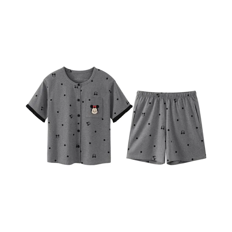 JINGYUN x Disney Pajama Set Women's Starlight Gray-0