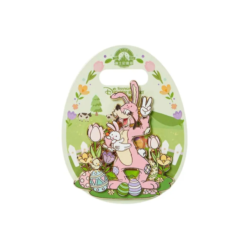 Disney x DISNEYLAND 2025 Spring Mickey Mouse And Friends Collection, Goofy Shanghai Disney Badges-2
