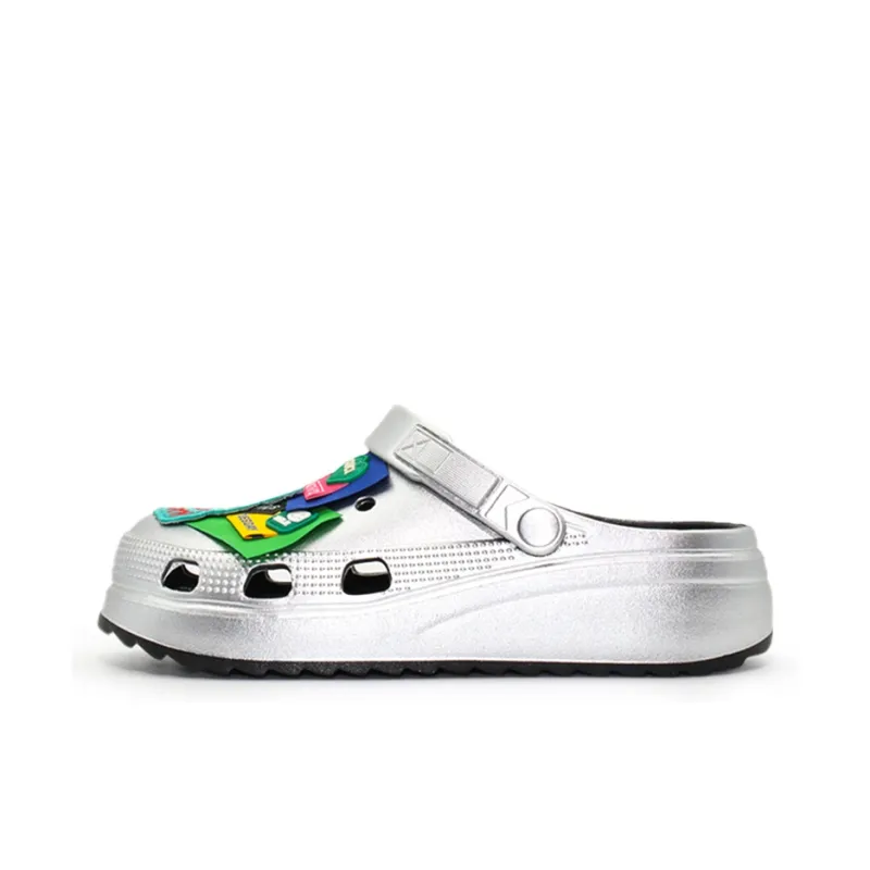 FCMM Clogs Unisex Full Silver Box Included-1