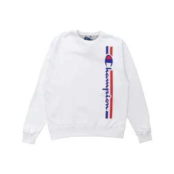 Champion Sweatshirt US Version Unisex White
