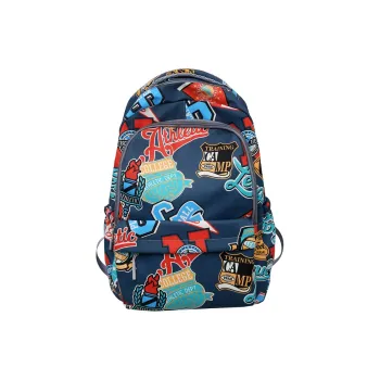 H YXIANG Nylon Backpack Unisex Multicolor