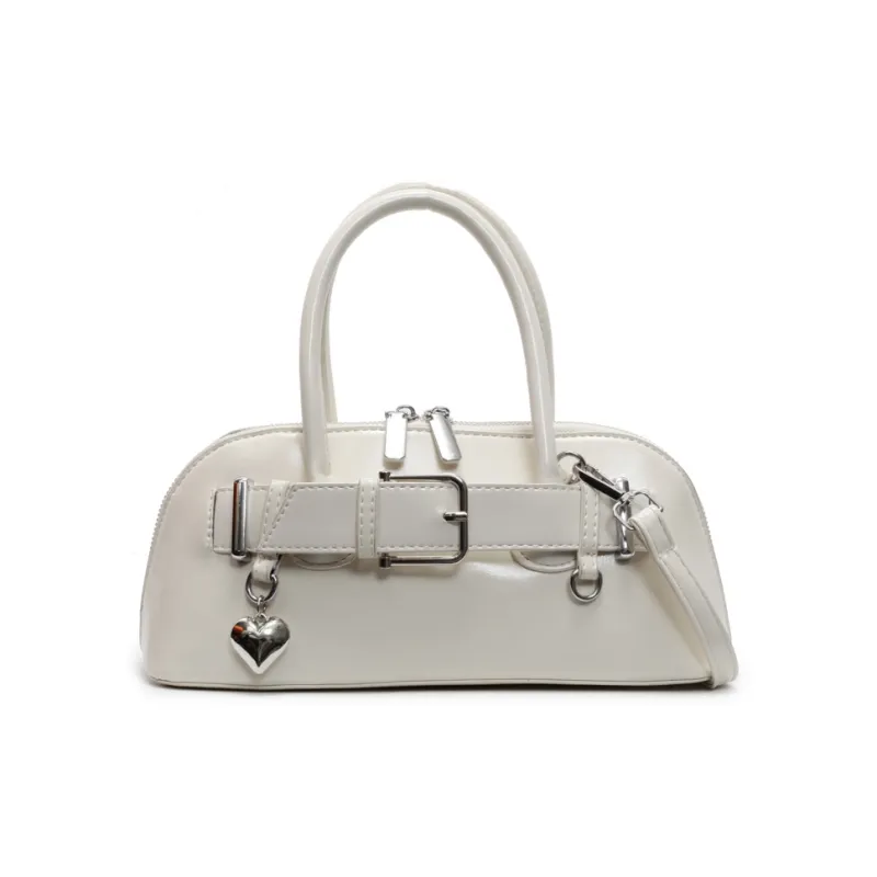 Yalu PU Shoulder Bag, Crossbody Bag, Handbag Women's Black/Ecru/Silver/Pink/Green/Blue-8