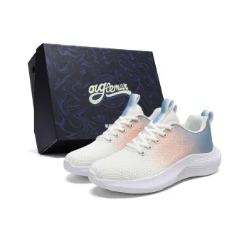 OUGLEMEN Cushioning Anti Slip Wear Resistant Impact Resistant Low Top Casual Shoes Women's