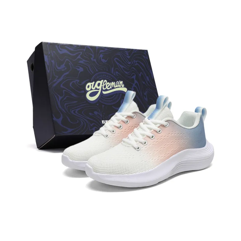 OUGLEMEN Cushioning, Slip Resistant, Abrasion Resistant, Impact Resistant Low Top Casual Shoes Women's Box Included-0