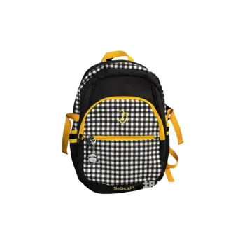 URBAN FOREST Fabric Backpack Unisex Black/Yellow