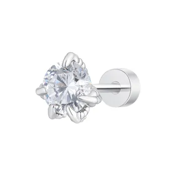 BING STUDIO Titanium Steel Stud Earrings Unisex