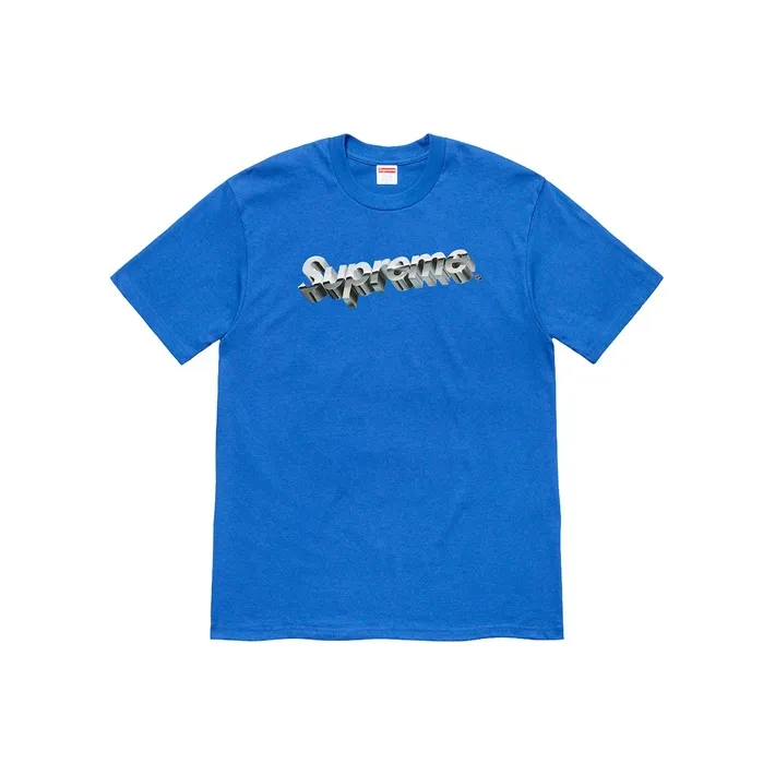 Supreme Chrome Logo Tee-0