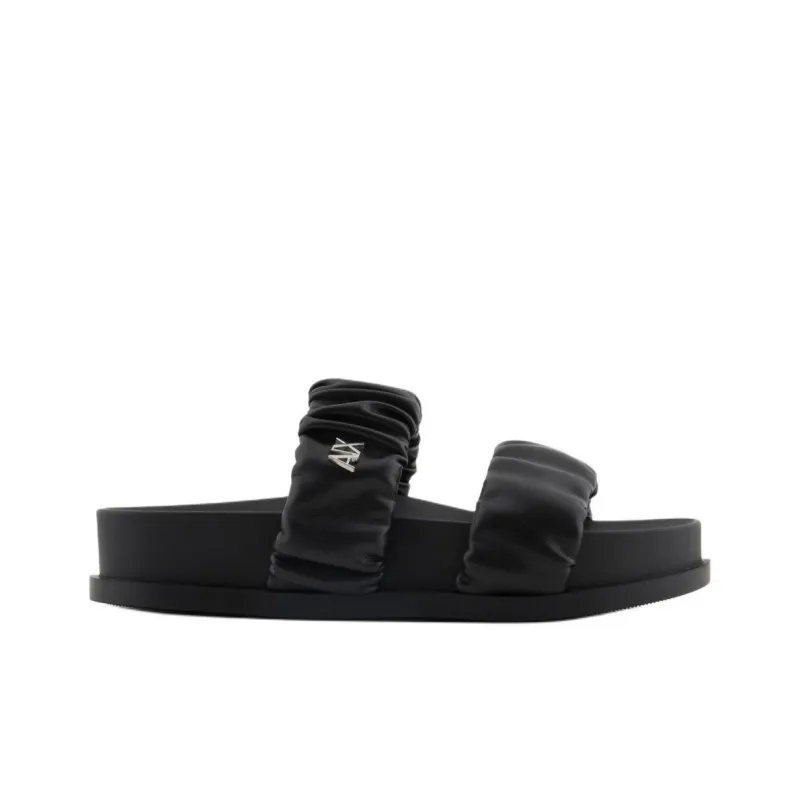 ARMANI EXCHANGEAE Slide Slippers Women's Black-1