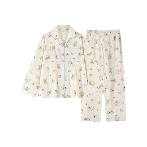 O'MESIK Pajama Set Women's Apricot
