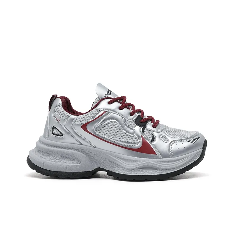 Babaya Cushioning Anti Slip Wear Resistant Breathable Lightweight Height Increasing Low Top Chunky Sneakers Women's-8