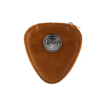 NYMAN Leather Lever Patch Bag Includes 22 Pcs Guitar Picks Guitar Accessories