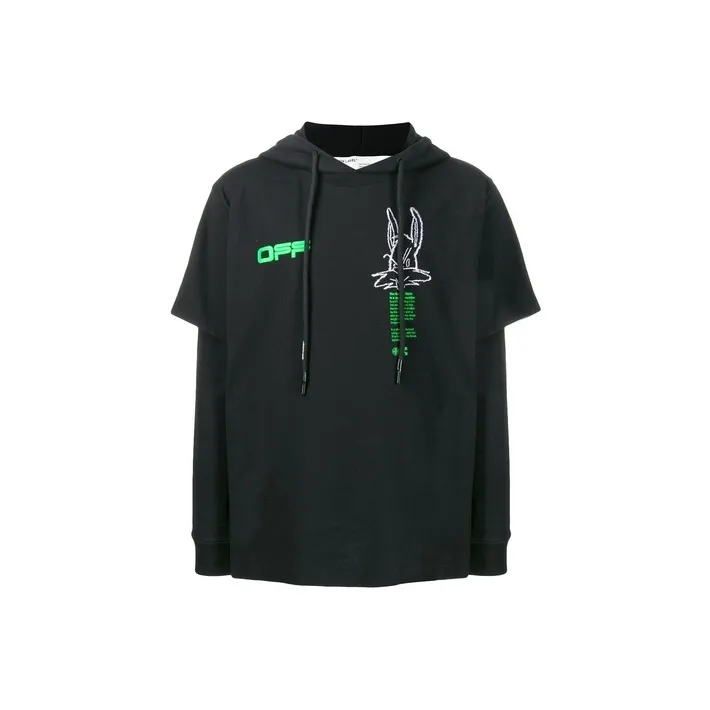 OFF WHITE Harry The Bunny Double Sleeved Hoodie-0