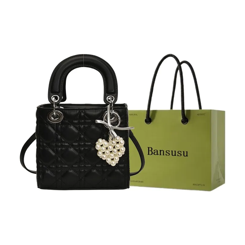 Bansusu PU One Shoulder Handbags Regular Women's White/Black/Blue/Pink-7