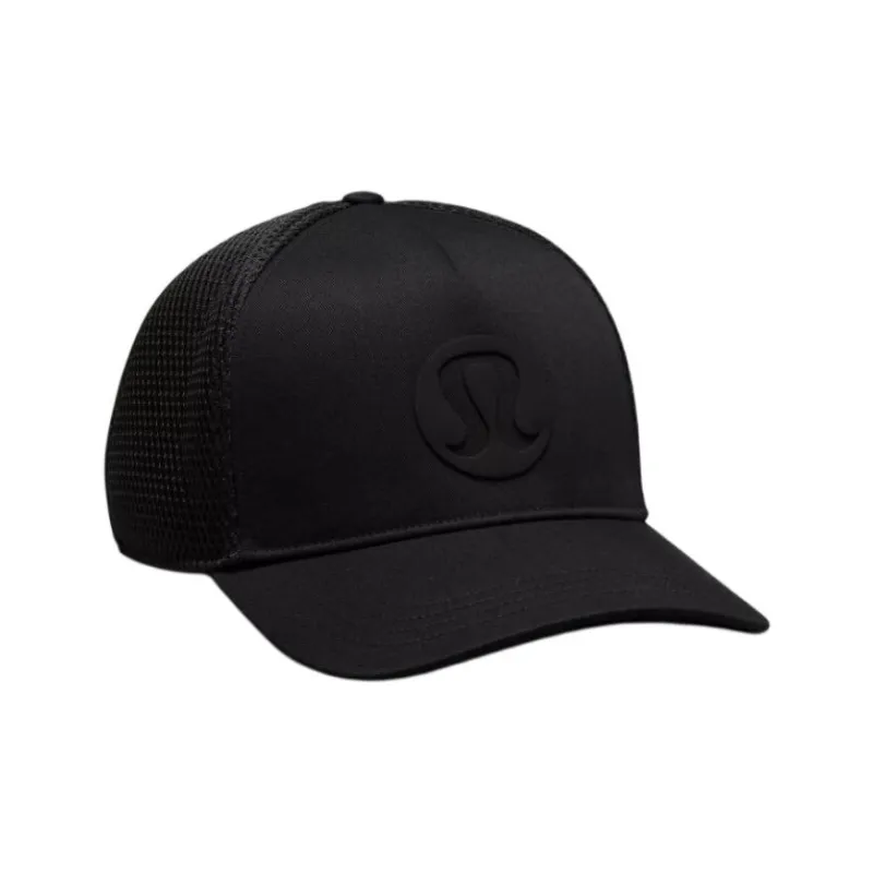 Lululemon Nylon, Polyester, Polyurethane Baseball Caps Unisex Black-0