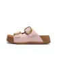 Double Buckle Slippers-Pink
