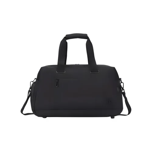 DESCENTE Move Pack PU Shoulder Bag, Crossbody Bag, Handbag, Travel Bag 35L Men's Black