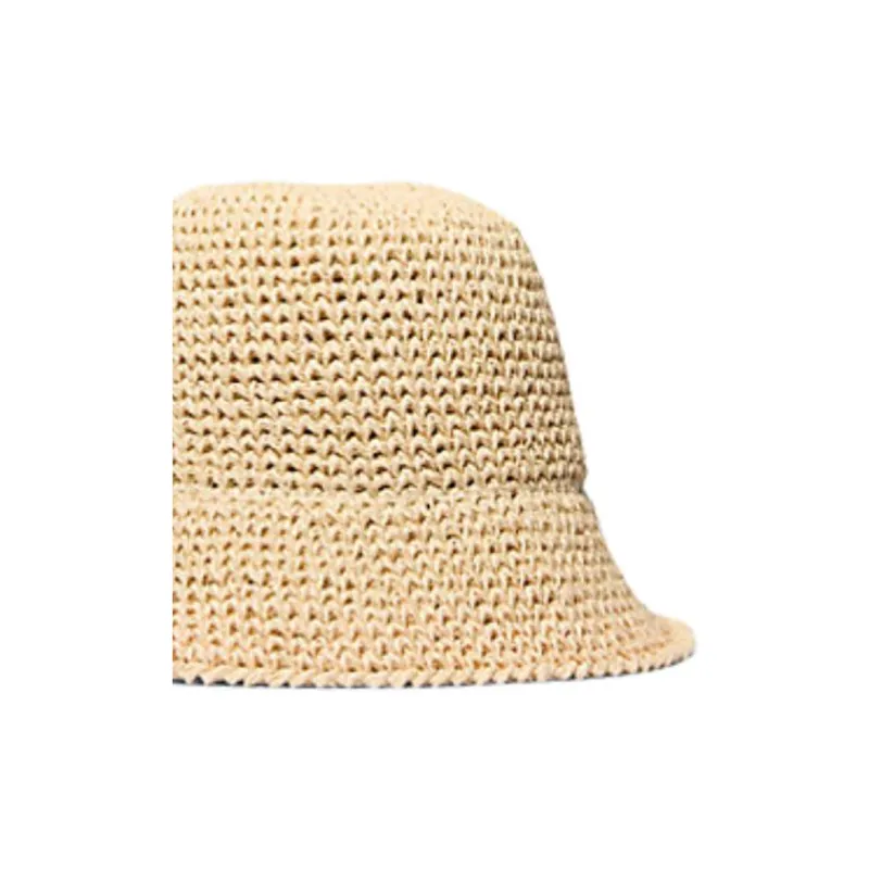 MICHAEL KORS Crochet Straw Bucket Hat-1