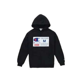 Supreme Champion Label Hooded Sweatshirt
