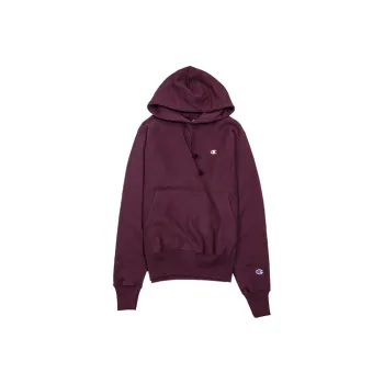 Champion Hooded Regular Sweatshirt US Version Unisex Burgundy