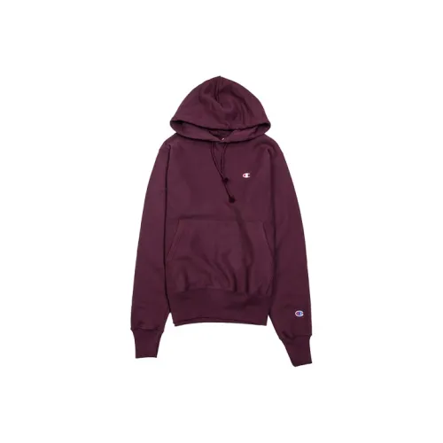 Champion Hooded Regular Sweatshirt US Version Unisex Burgundy
