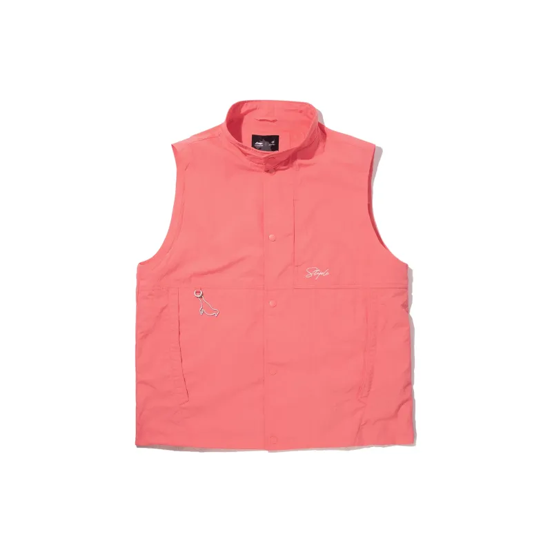 LiNing x Staple Vest Men's Bright Orange Red-0