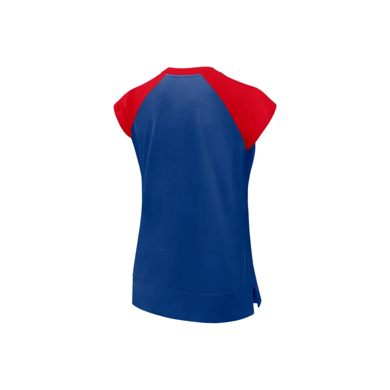 Nike Atlanta Braves Cooperstown Women's's Nike Dri FIT Mlb Mid Sleeve T Shirt-1