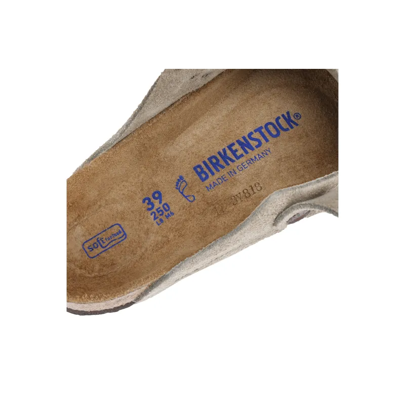 Birkenstock Boston Soft Footbed Suede Regular 'Taupe'-9
