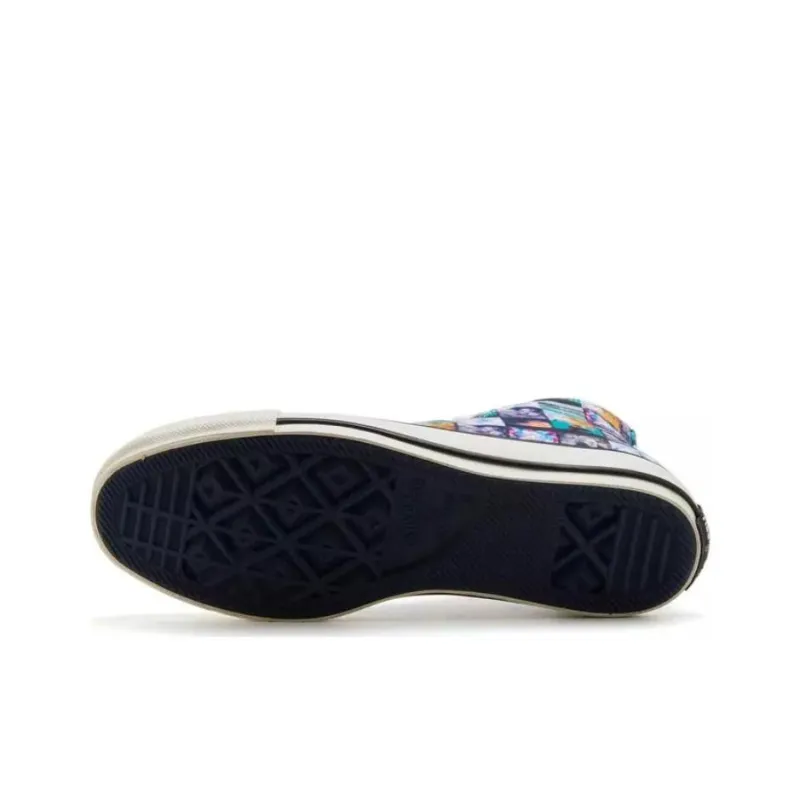 Hoshimachi Suisei x Converse All Star Anti Slip Wear Resistant High Top Canvas Shoes Unisex Black Blue-5