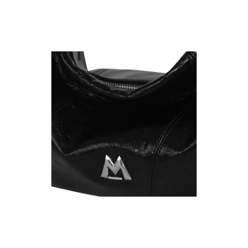 Kikawa Card Synthetic Leather Crossbody Bag, Shoulder Bag Medium Size Women's Black-8