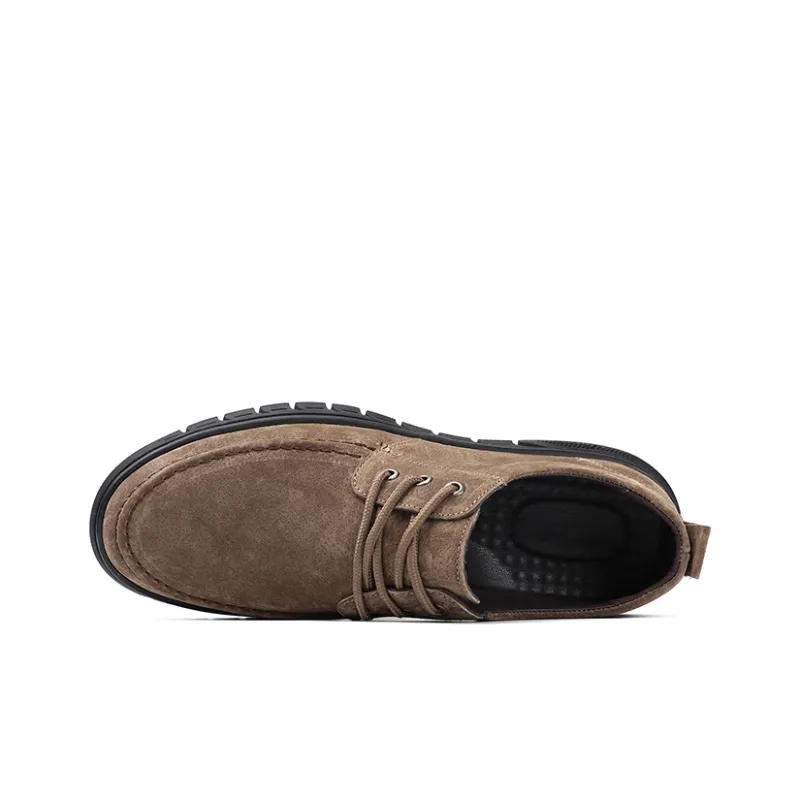 PLO CART Men's Casual Shoes Men Low Top Gray/Brown-9