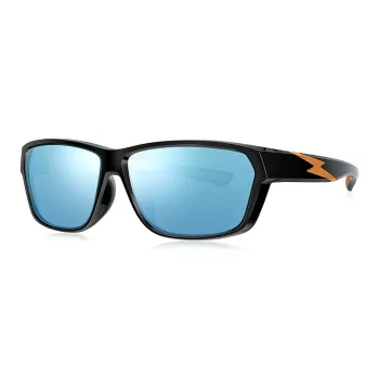 PARIM Rubber Square Sunglasses Kids' Dark Blue