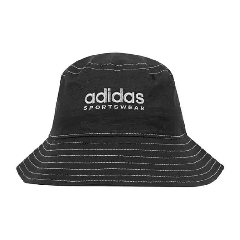 Adidas Cotton Bucket Hats Unisex Black-3
