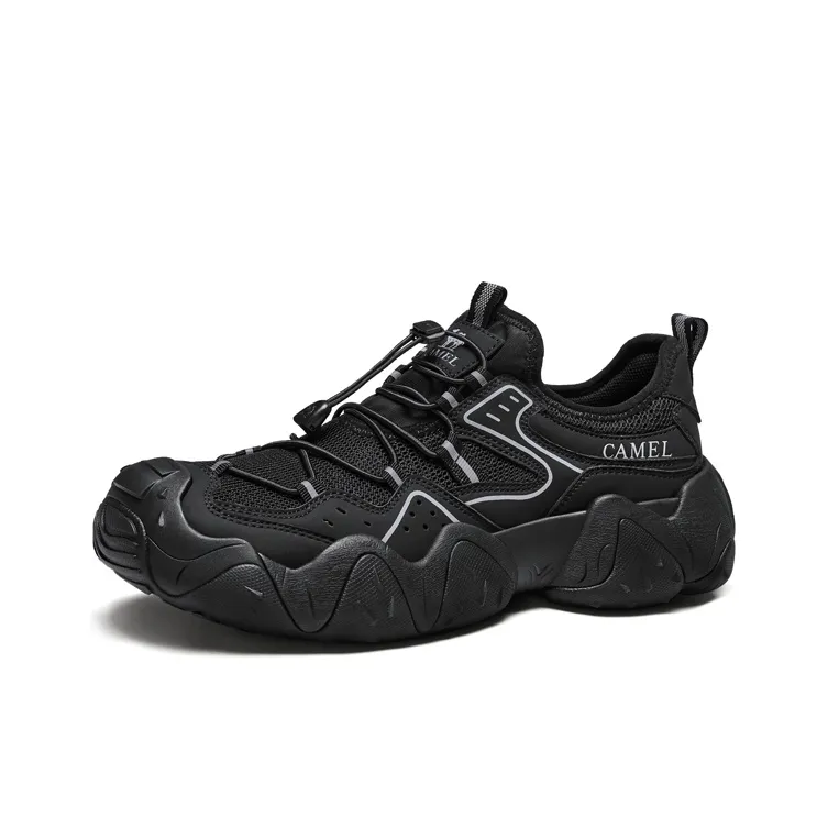 CAMEL Anti Slip And Wear Resistant Breathable Low Top Trekking Shoes Men's-4