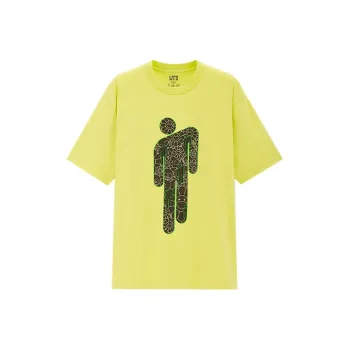 UNIQLO Flower Skulls Logo T Shirt US Mens Sizing