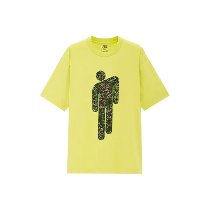 UNIQLO Flower Skulls Logo T-Shirt US Mens Sizing-0