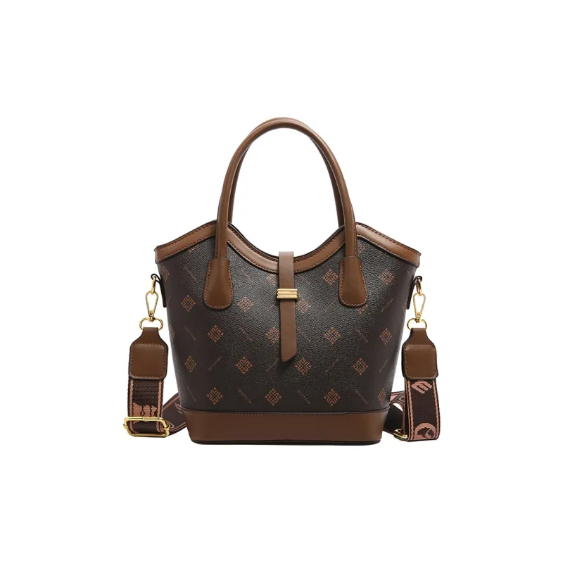 Yalu PU Handbag Regular Women's White/Yellow/Brown-15