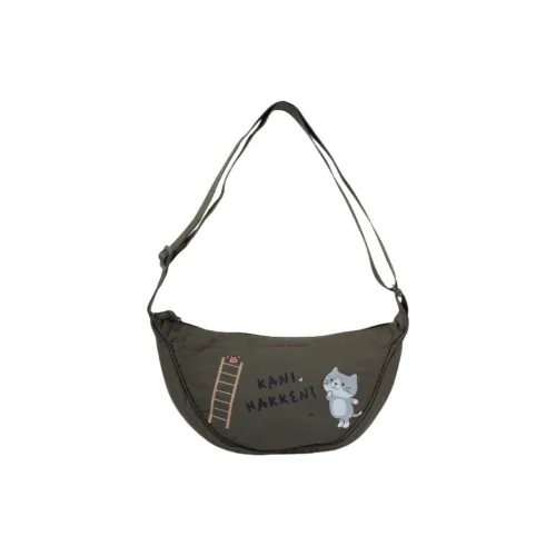 HAPINS Polyester Dumpling Bag Crossbody Bag Unisex Multicolor