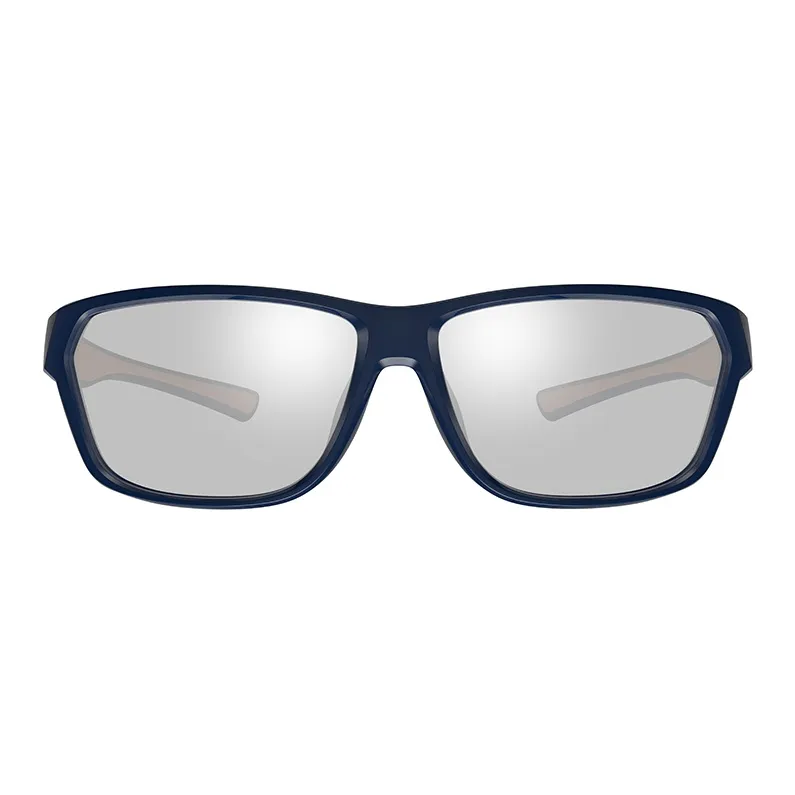 PARIM Rubber Square Sunglasses Kids' Dark Blue-3