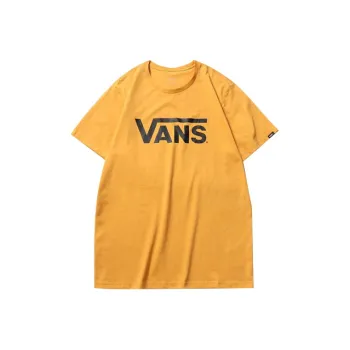 Vans Set in Sleeve T Shirt Unisex Yellow